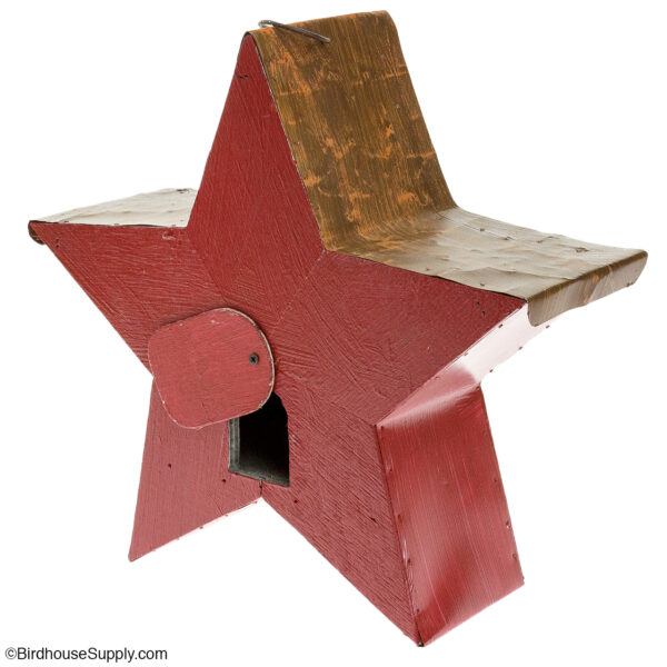 Songbird Essentials Country Star Birdhouse - Red
