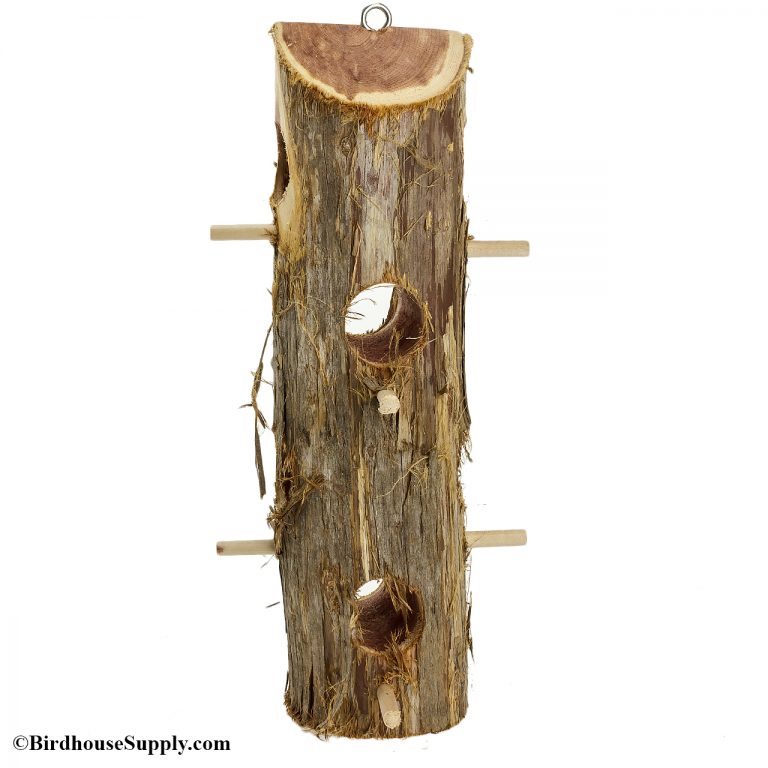 Songbird Essentials PreDrilled Suet Log with Perches